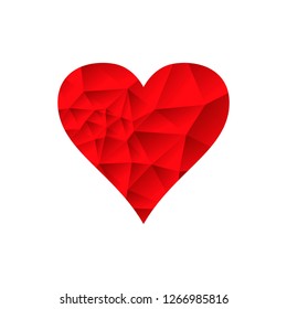 Greeting card for Happy Valentine's Day.For  banners,wallpapers and craft paper.Vector illustration