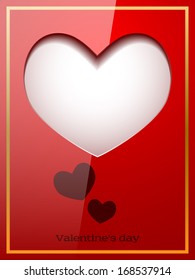 Greeting card Happy Valentine's Day