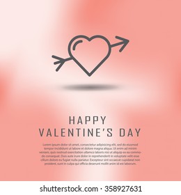 greeting card happy Valentine's day
