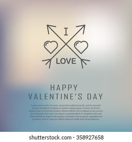 greeting card happy Valentine's day