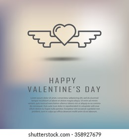 greeting card happy Valentine's day