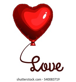 greeting card with a heart