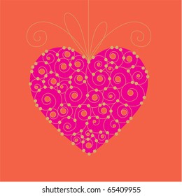 greeting card with heart