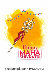 Greeting card for Hindu festival Maha Shivratri.