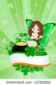 Greeting card for the holiday St. Patrick's Day