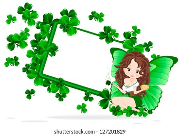 Greeting card for the holiday St. Patrick's Day