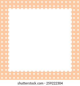 Greeting card for the holidays. Template for design. 