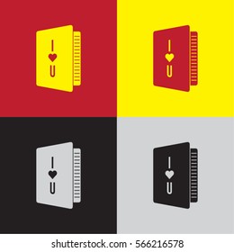 Greeting card icon