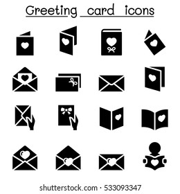 Greeting Card Icon Set