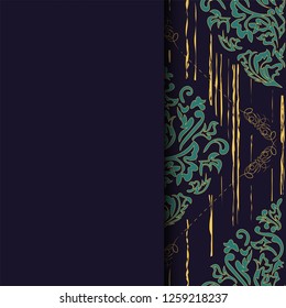 greeting card, invitation card and background easily editable vector image
