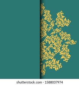 Greeting card, invitation card and background easily editable vector image