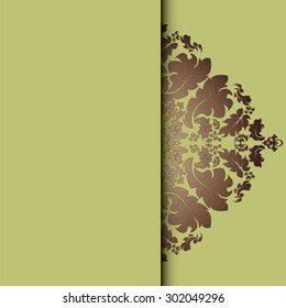 greeting card, invitation card and background easily editable vector image