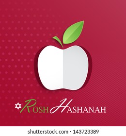 Greeting card for Jewish New Year, Rosh Hashanah. Vector illustration