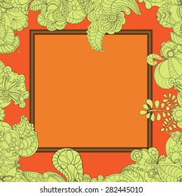 greeting card with lace