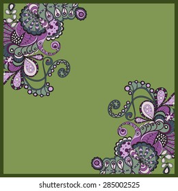 Greeting card with laces, can be used as invitation card for wedding, birthday and other holiday and summer background. Used crop.