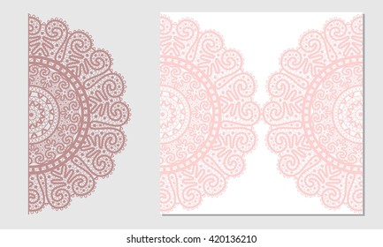 greeting card, laser cut pattern