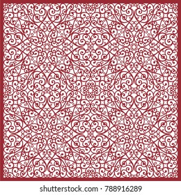 greeting card, laser cut pattern