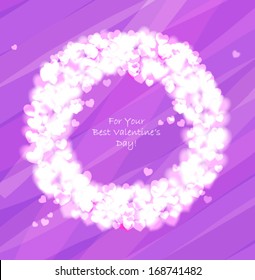 Greeting card. Love. Valentine's Day. Wedding.