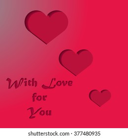 Greeting card With Love for You