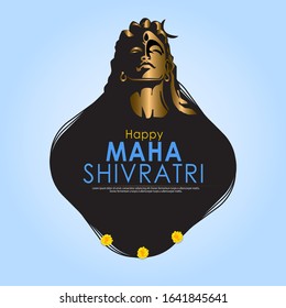 Greeting card for Maha Shivratri, a Hindu festival