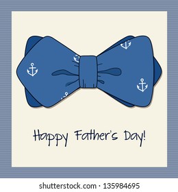 Greeting card for man with bow tie