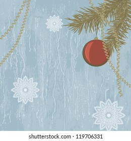 Greeting card "Merry Christmas". Holiday design