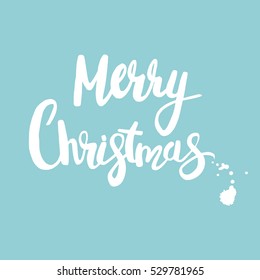 Greeting card. Merry Christmas! Vector illustration.