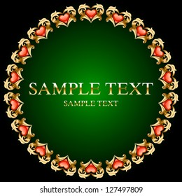 Greeting card. Multicolored pattern