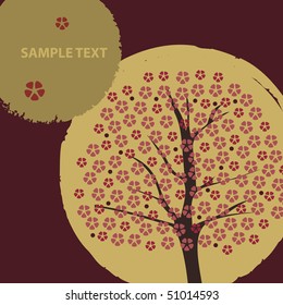 Greeting Card: Nature, Spring, Cherry Flowers