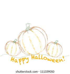 Greeting card on a Halloween