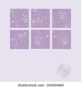 Greeting Card with place for text. Element for your design. Vector  Illustration
