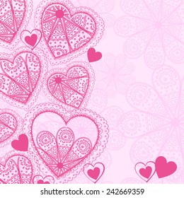 Greeting Card with place for text. Element for your design. Vector  Illustration.