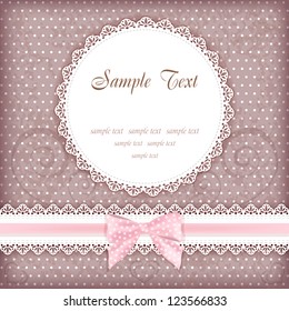 Greeting card with place for your text. Vector.