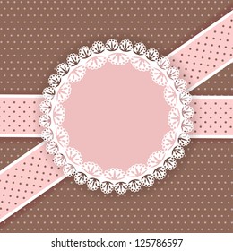 Greeting card with place for your text. Vector.
