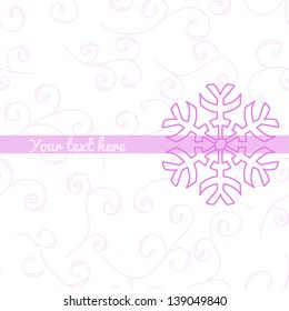 Greeting card with place for your text.