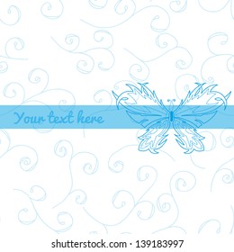 Greeting card with place for your text.