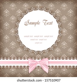 Greeting card with place for your text. Vector.