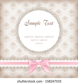 Greeting card with place for your text. Vector.