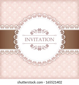 Greeting card with place for your text. Vector.