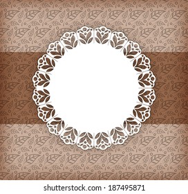 Greeting card with place for your text. Vector.