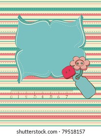 Greeting card with place for your text or photo
