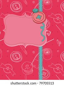 Greeting card with place for your text or photo