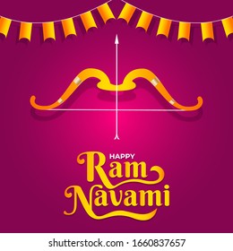 Greeting Card Ram Navami background