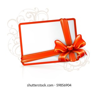 Greeting card, red eps10
