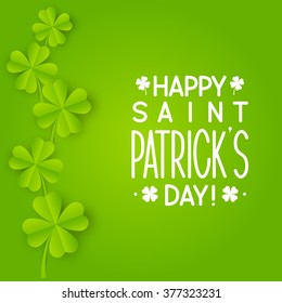 Greeting card for Saint Patricks day
