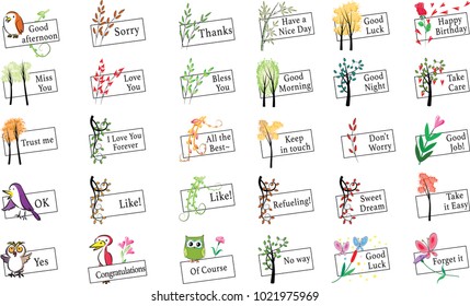 greeting card set