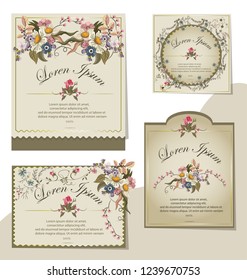 Greeting card set