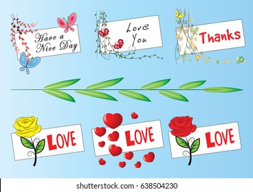 Greeting card set