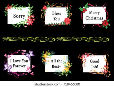 greeting card set