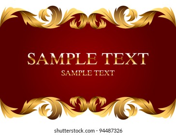 Greeting Card. Set of vector vignettes.